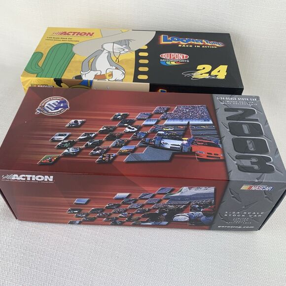 1:24 Action 2003 #24 Dupont Looney Tunes Bugs Bunny Monte Carlo Jeff Gordon Sam - Picture 4 of 9